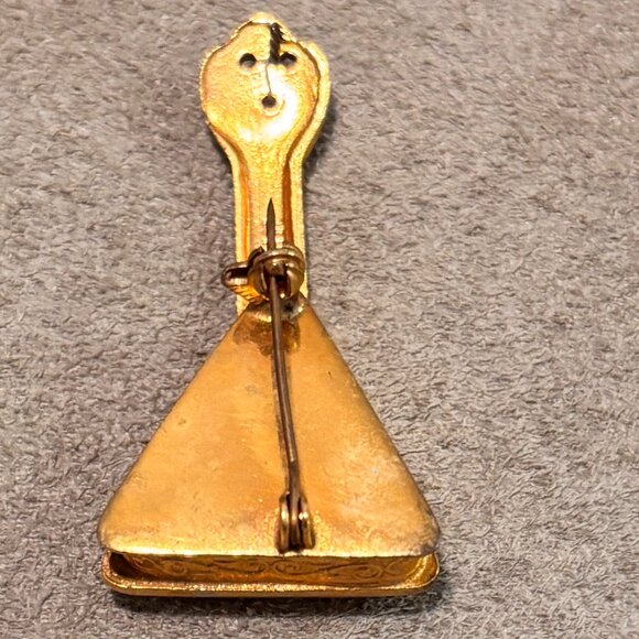 Vintage Lute Mandolin Pin 1960s Made in Spain - Picture 2 of 4